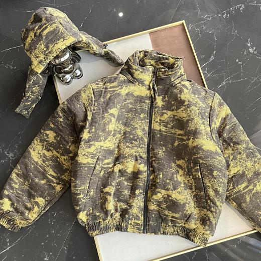 U&R男款提花可拆卸连帽棉服(波哥M蕾姐S） 商品图11