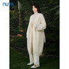 NUTS春秋季新款白色气质甜美宽松显瘦长款针织外套女411052360 商品缩略图0