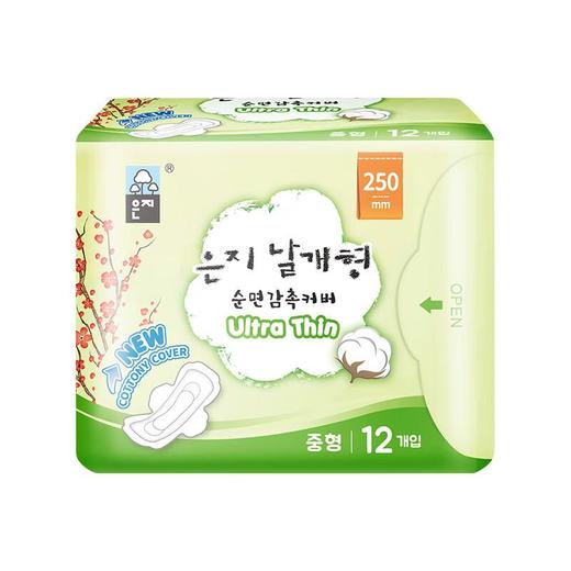 EUNJEE恩芝 超薄日用卫生巾250mm*12p 商品图0