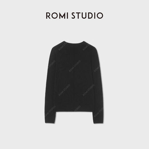 ROMI STUDIO“简约随性”100%绵羊毛扬子纱套头毛衫 RW24AS91327 商品图1
