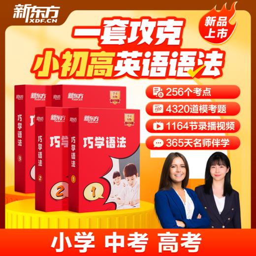 【新东方】巧学语法 一套搞定小初高语法（学+练+考+用）英语语法学习大招高效提升 商品图1