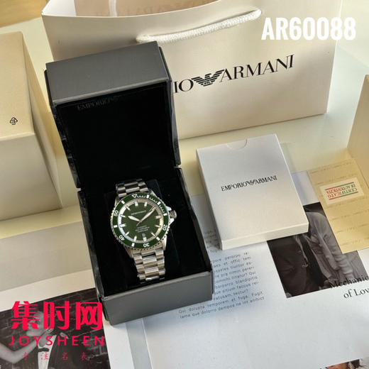 原单阿玛尼AR60088 钢带男士机械腕表 商品图4