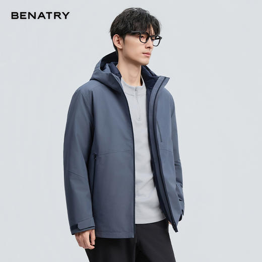 贝纳川冬季新品一衣三穿脱卸款羽绒服ECF405250 商品图10