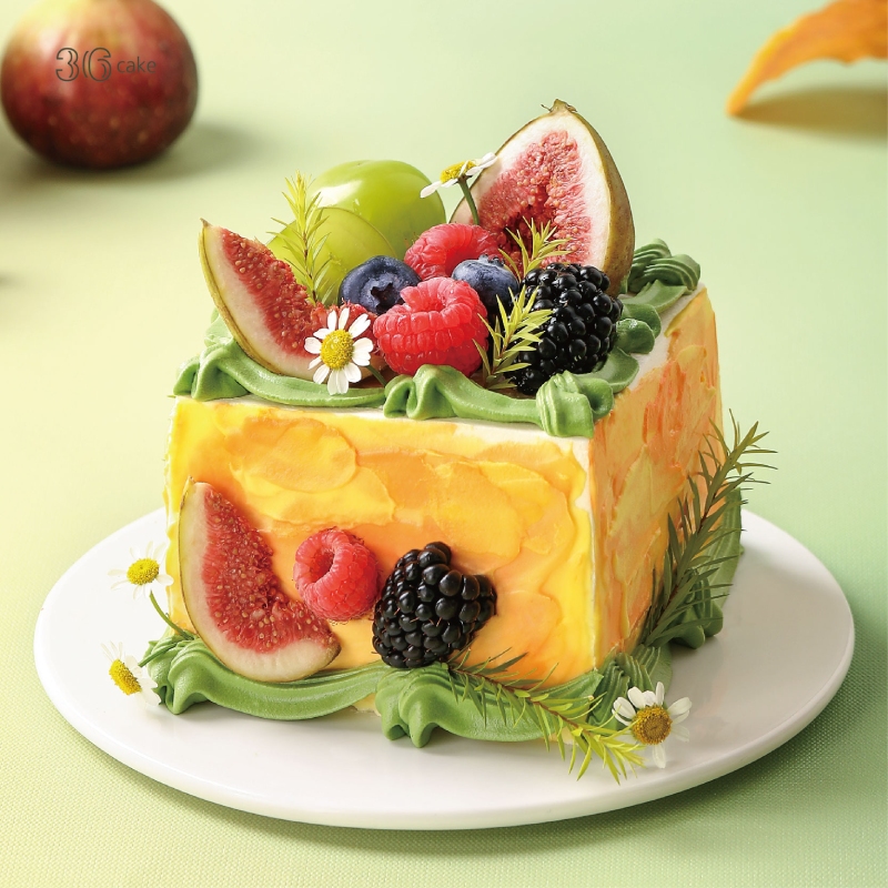 秋韵莓果·伯牙绝弦无花果莓果蛋糕，可选5,6,8英寸 | 36CAKE