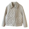柜上2W+！棉服里的天花版！2025菱格绗缝女士外套双面可穿羊毛领夹克 商品缩略图4