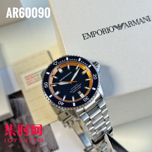 原单阿玛尼AR60090 钢带男士机械腕表 商品图6
