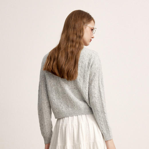 【商场同款】诗凡黎冬毛衫开衫3FA233001R 商品图4