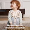 【宝宝服饰】嫚熙童装儿童马甲2025新款秋季半边绒保暖婴儿内搭小月龄宝宝背心 商品缩略图1