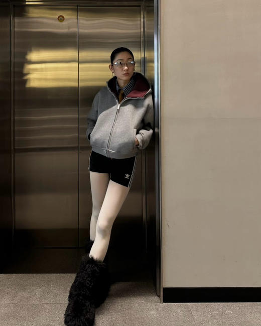 纯原Moco轻暖空气棉连帽夹克外套101406 商品图6