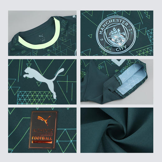 小李子PUMA彪马25-26赛季曼城EA联名球员版第四球衣足球服782691 04 商品图3