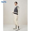 NUTS冬季新款别致条纹撞色V领针织外穿马甲背心女343053199 商品缩略图2
