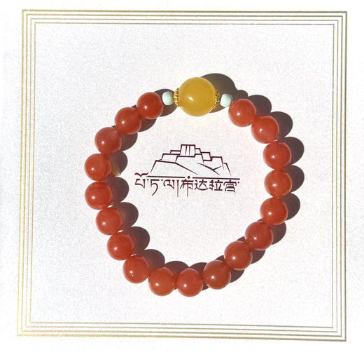 南红炫彩单圈手串B 商品图0