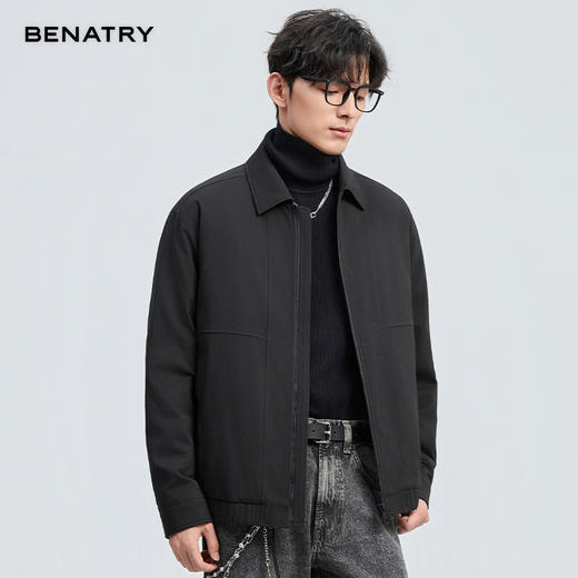 贝纳川冬季新品翻领收摆轻薄羽绒ECF405232 商品图2