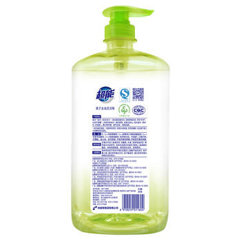 超能离子去油洗洁精1.5kg 爆汁鲜柠 2倍去油力 胶原护手 A类洗涤剂 商品图2