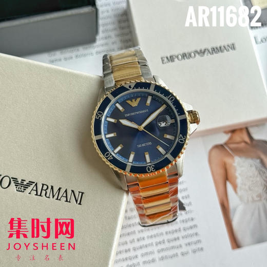 原单阿玛尼AR11682 间金男士腕表
机芯：原装进口石英机芯 商品图1