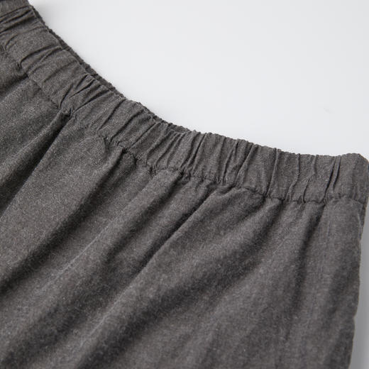 ROMI STUDIO磨砂微毛棉质复古洗水A摆松紧腰半身裙伞裙RWCAXG6171 商品图2