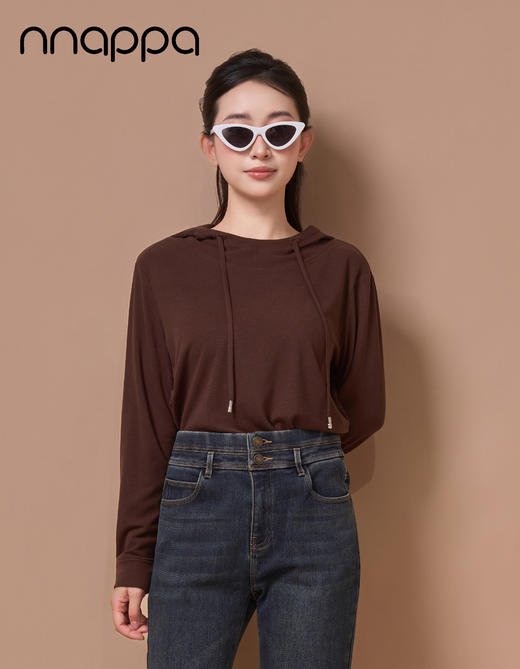 齐领连帽女卫衣CA7405 商品图0