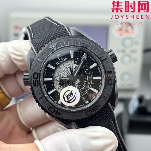 欧米茄OMEGA ZW海马600米系列 海洋宇宙 海马世界时 男士腕表 新“陶瓷壳”海马600米世界时！海马系列海洋宇宙世界时腕表！ 商品图1