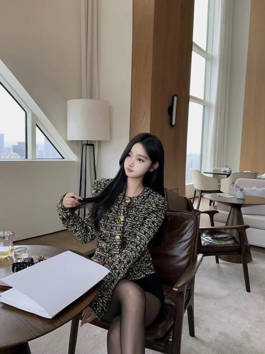 GY18-香奈儿 秋冬新品 黑金格外套（LS*MM）-10.14直播款 商品图3