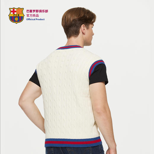 【官方正版】巴塞罗那俱乐部｜巴萨针织背心秋季新款内搭简约百搭 商品图3