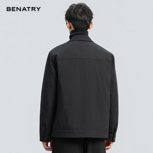 贝纳川冬季新品翻领轻薄羽绒服ECF405231 商品图3