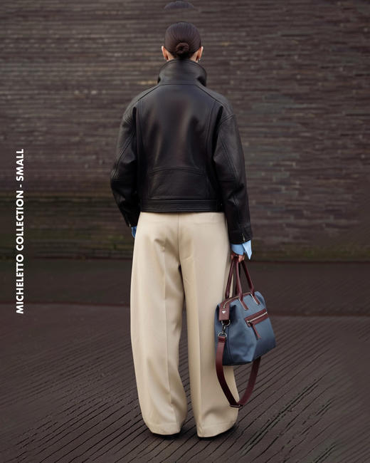 BA米凯包 - 单肩斜跨包 皮革尼龙 商品图5