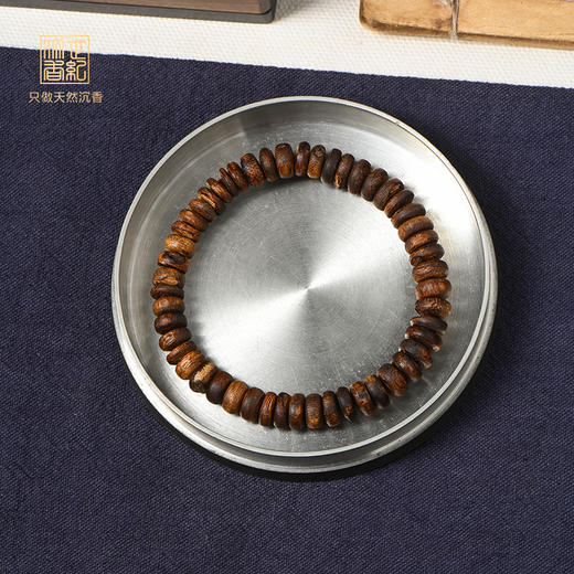 天然芽庄白奇楠桶珠 约8.5mm*51颗 7.08克 SP12146 商品图0