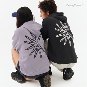 CryingCenter 太阳华夫格卫衣开衫 哭喊中心