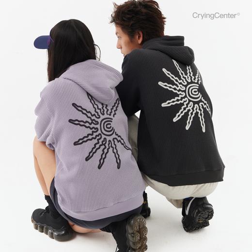 CryingCenter 太阳华夫格卫衣开衫 哭喊中心 商品图0