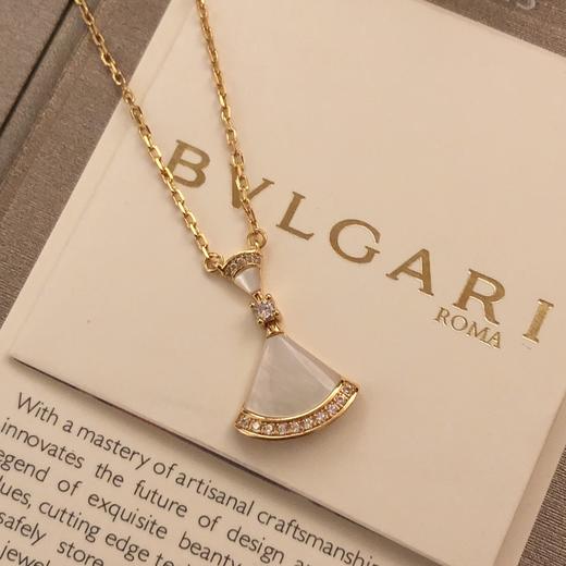 TB57-宝格丽项链 天然白贝母裙子项链（XK）-10.14直播款 商品图1