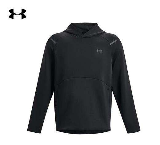 安德玛UA Unstoppable自在系列男子运动休闲抓绒卫衣1383042-001【无货将做退款】 商品图0