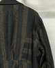 John Alexander Skelton 25AW 黑棕条纹蜂鸟提花丝棉中世纪夹克 商品缩略图12
