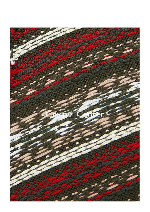 CryingCenter 杉树绿费尔岛毛织马甲与围巾 哭喊中心 商品图1