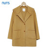 NUTS秋冬季设计感学院风减龄直筒双面毛呢大衣外套女348152406 商品缩略图0