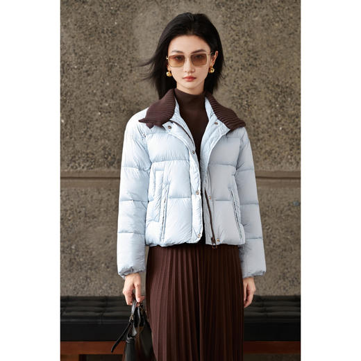 剩L/XL 海盐可露丽 超好看的羽绒服 小个子韩版 米思阳2025冬季新款时尚加厚外套羽绒4590 商品图5