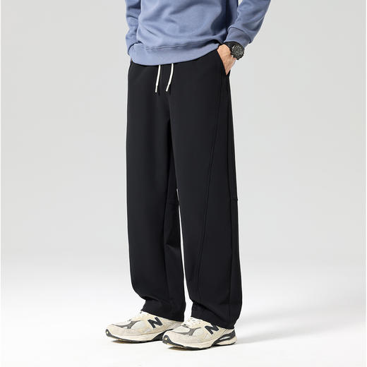 gxg.jeans男装男士休闲长裤2025秋款纯色系带百搭户外运动校园通勤直筒裤男K&C 商品图1