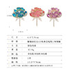 高档珐琅彩大花胸针，设计感微镶锆淡水珍珠胸花LY-M-373 商品缩略图2