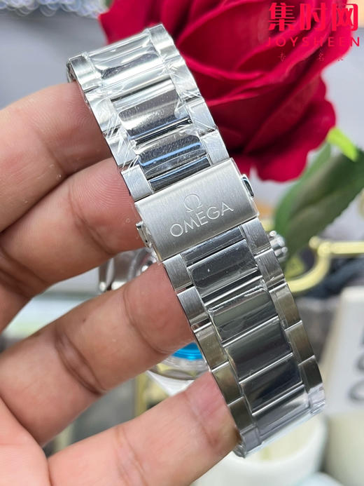 VS欧米茄新款海马世界时系列 VS海马世界时墨绿 绿海马 海马世界时绿色款 男士腕表 表径43mm 商品图7