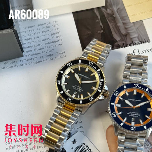 原单阿玛尼AR60089 钢带男士机械腕表 商品图7