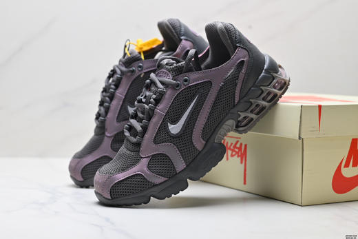 耐克Stussy x Nike Air Zoom Spiridon斯图西联名复古运动休闲鞋CQ5486-001男鞋 商品图7