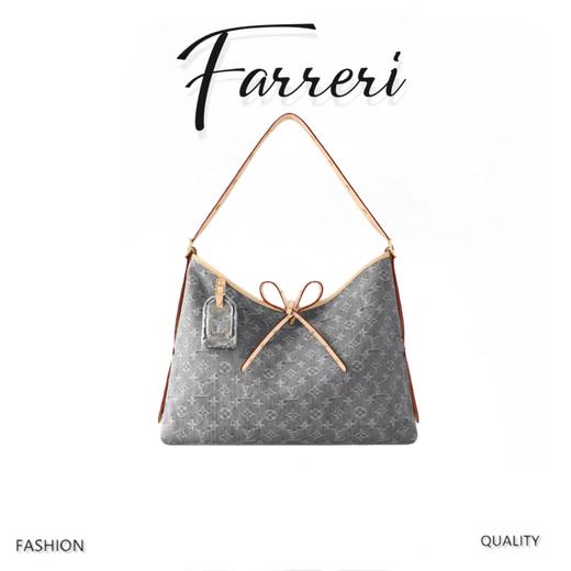 驴家 carryall 牛仔丹宁灰色中号 商品图0