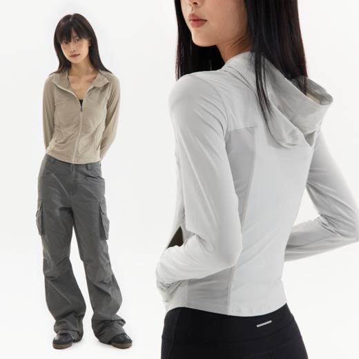 CryingCenter 冰感UPF50防晒皮肤衣修身连帽运动外套 哭喊中心 商品图0