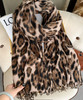 【YW】无忧购49元2件【甄选】冬款加厚仿羊绒豹纹围巾辣妹保暖披肩（截单后3-5天发货) 商品缩略图5