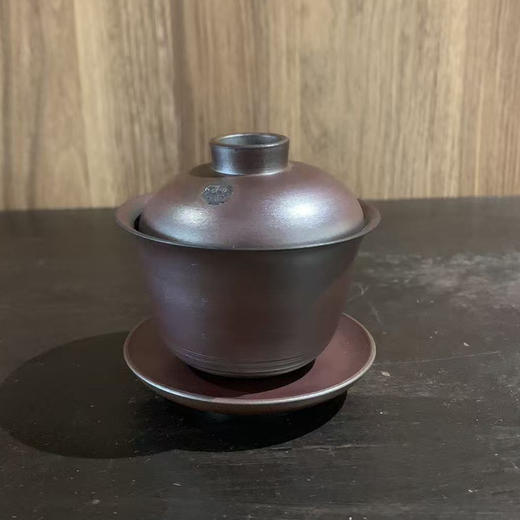 建陶柴烧三才盖碗 商品图0