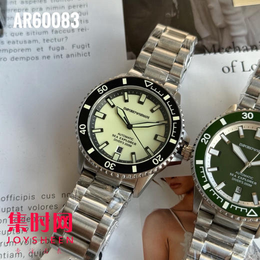 原单阿玛尼AR60083 钢带男士机械腕表 商品图7