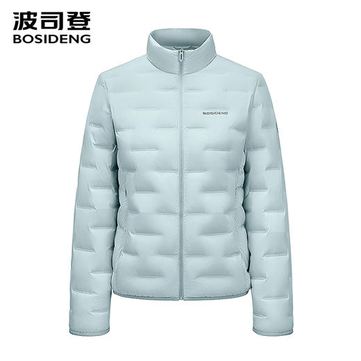 波司登2025秋季新款轻薄羽绒服女短款立领保暖鹅绒服B250131034 商品图2