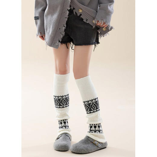 潮流费尔岛堆堆袜套长款-纪念日百货门店同款167101701 商品图4