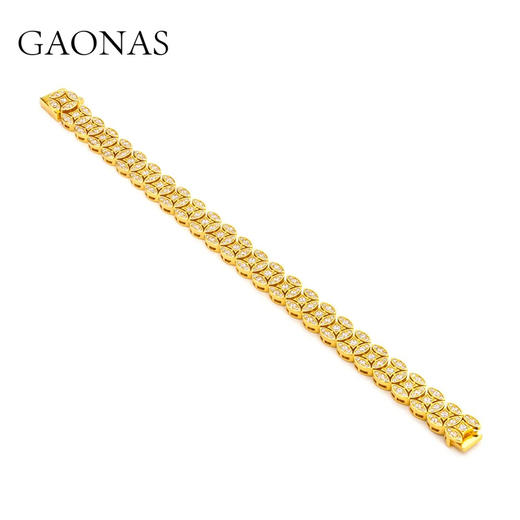 GAONAS  钱多多金色时尚钱币设计手链11644SGO 商品图1