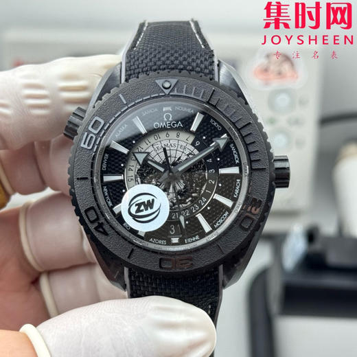 欧米茄OMEGA ZW海马600米系列 海洋宇宙 海马世界时 男士腕表 新“陶瓷壳”海马600米世界时！海马系列海洋宇宙世界时腕表！ 商品图0