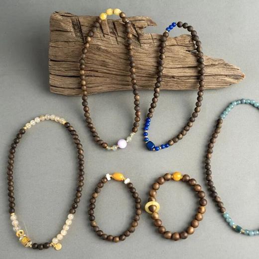 【2件-20】熠金沉香水晶设计款系列 gkzs 商品图7